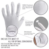 100% White Cotton Multi-Purpose Eczema Moisturizing Gloves