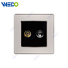 C35 Manufacturer Price EU/UK Standard Electrical Wall Sockets And Switches Plates SATELITTE/ SATELITTE +TEL SOCKET/SATELITTE +TV SOCKET Power Wall Switch And Socket 