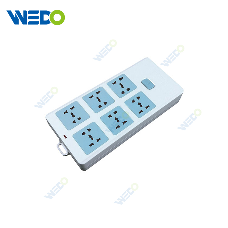 13amp 3 4 5 Pin AC Electrical Switch Universal Uk BS Power Extension Cables Cord Multi Plug Sockets Outlet Board Connectors