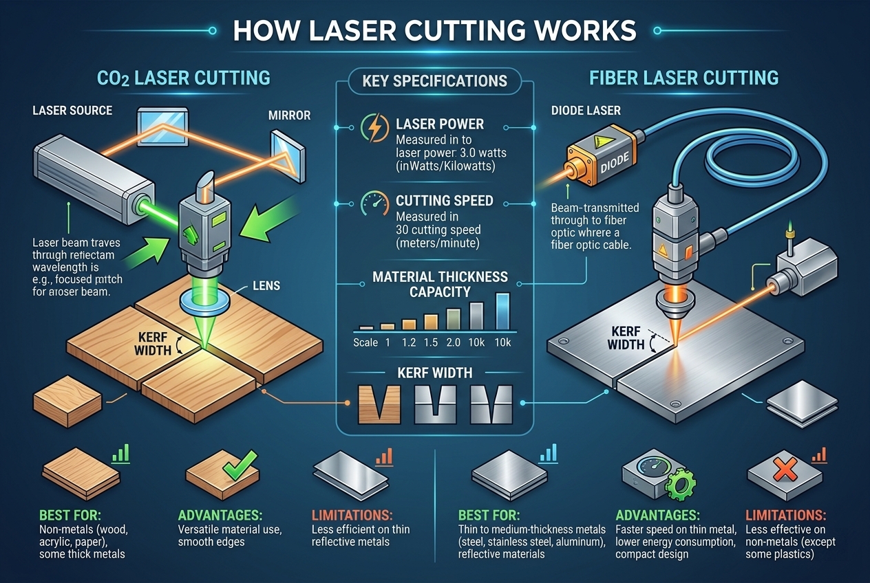 CNC የሚወዛወዝ ቢላ vs Laser Cutting