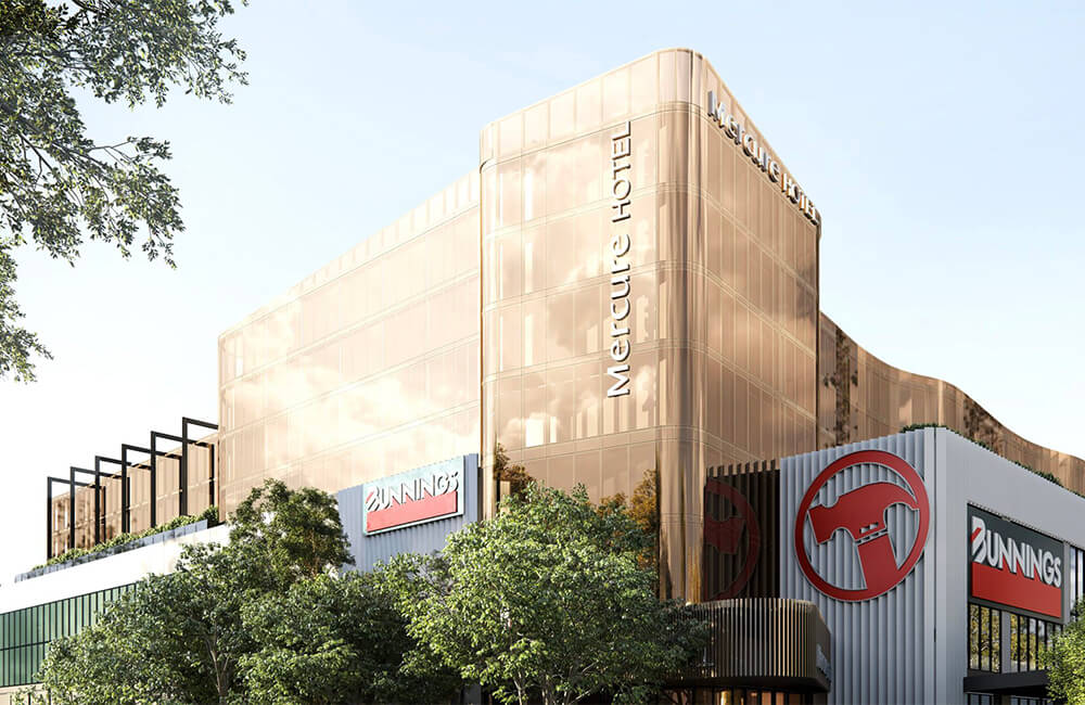 Coffret mobilier de salle d'h&ocirc;tel sur mesure - Mercure Melbourne Doncaster