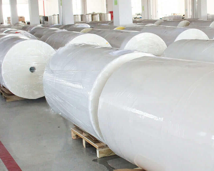 Jumbo label roll factory