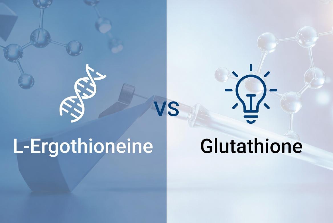 L Ergothioneine Vs Glutathione Visual