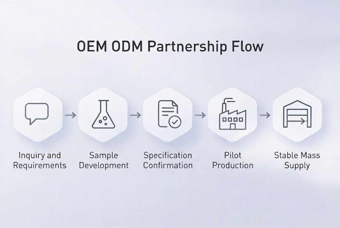 OEM ODM Collaboration Workflow With Zhenyibio