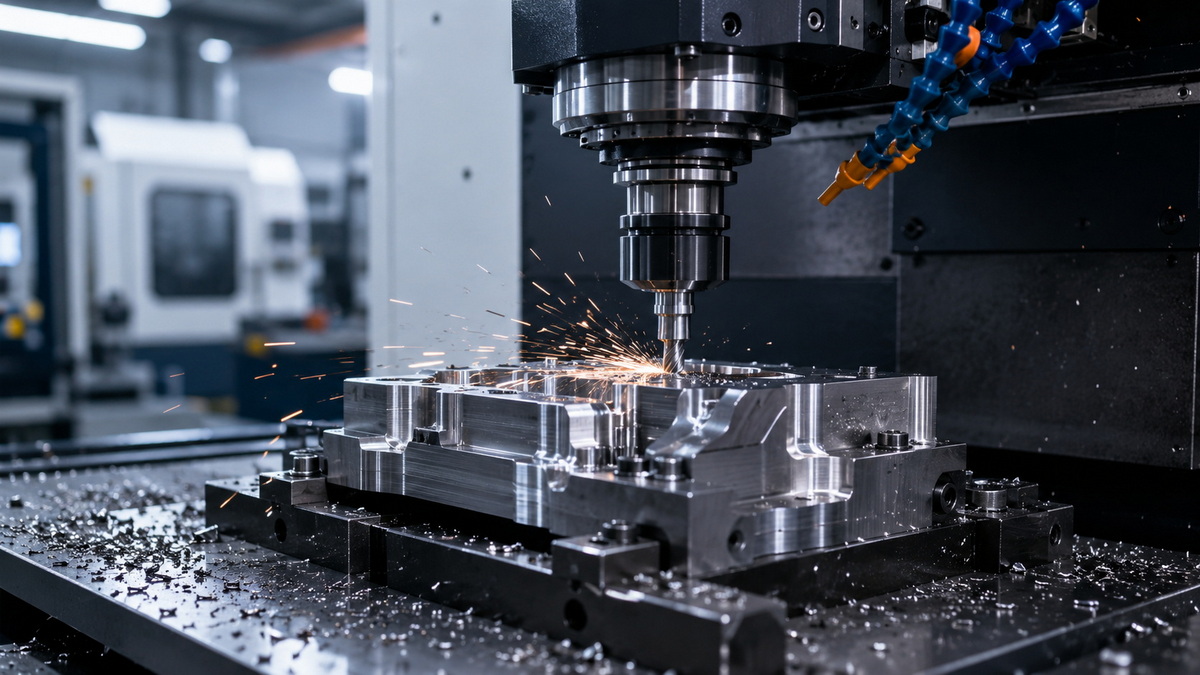 Precisions CNC-bearbetning i aktion