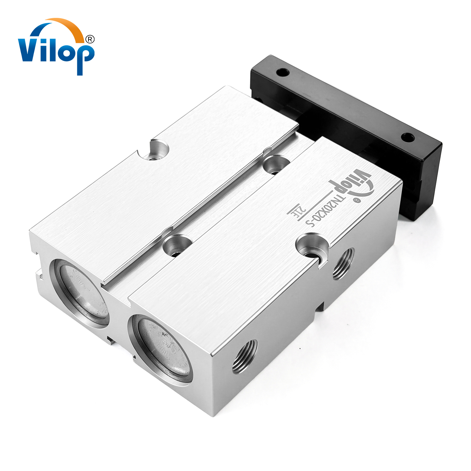 TN/TDA Series Pneumatic Parts Double Rod Cylinder Long Stroke Pneumatic Linear Actuator