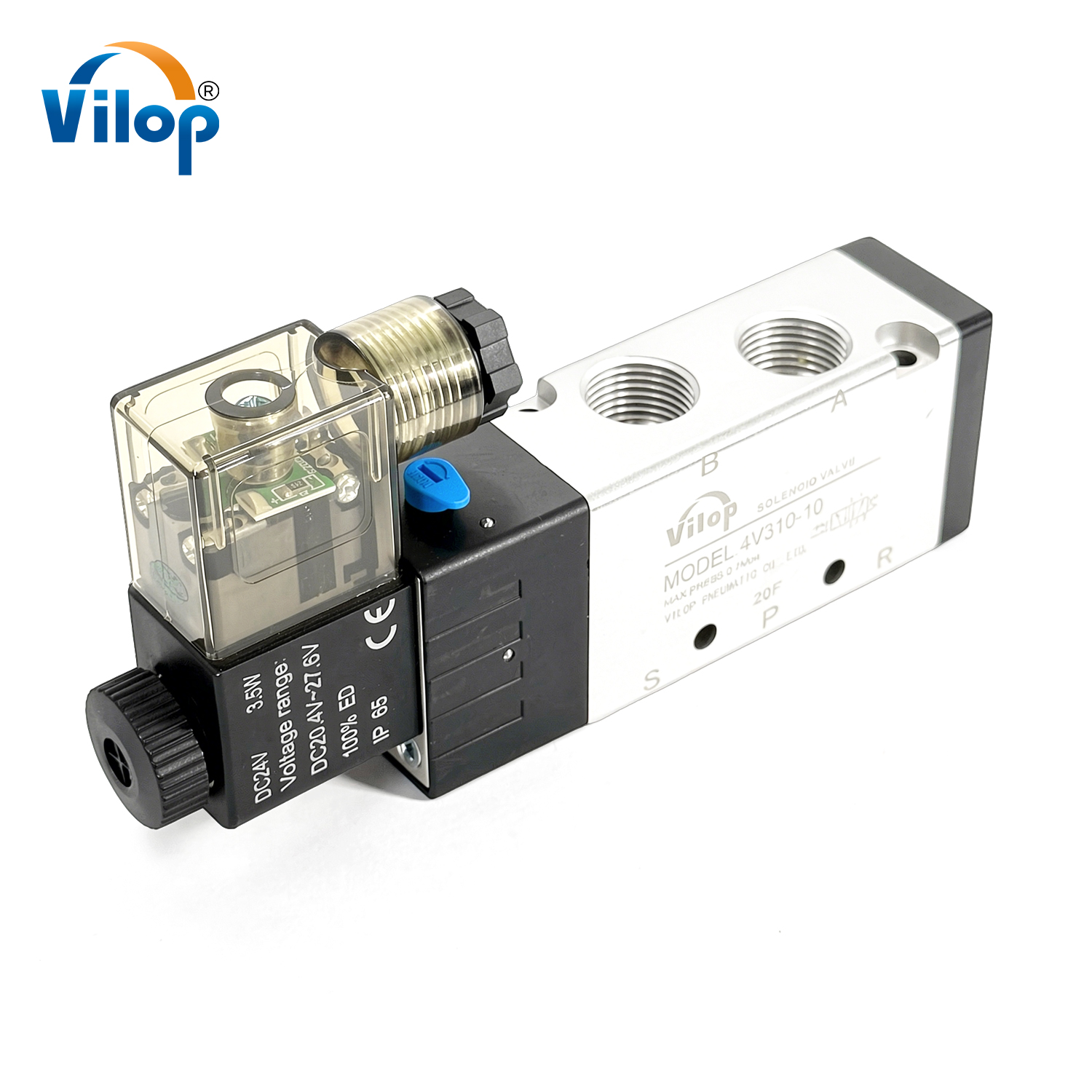 4V300 Series Solenoid Valve, Air Piloted Valve
