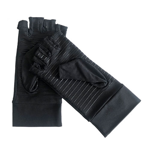 Copper Compression Fingerless Arthritis Relieve Pain Gloves