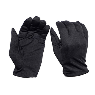 Black Microfiber Dustproof Jewelry Gloves Salesmen