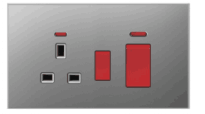 Ultra Slim Switch Socket Cooker Unit Socket Innovative Design Generous Appearance W9 Series Switch Socket 