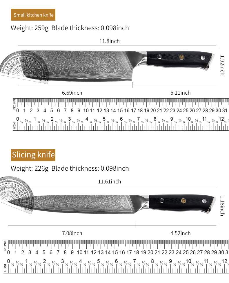 经典纹G10大马士套刀-英文_12