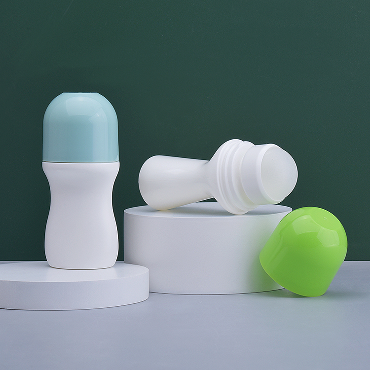 Botella enrollable portátil de tamaño pequeño de 50 ml, bola de rodillo de 35,56 mm