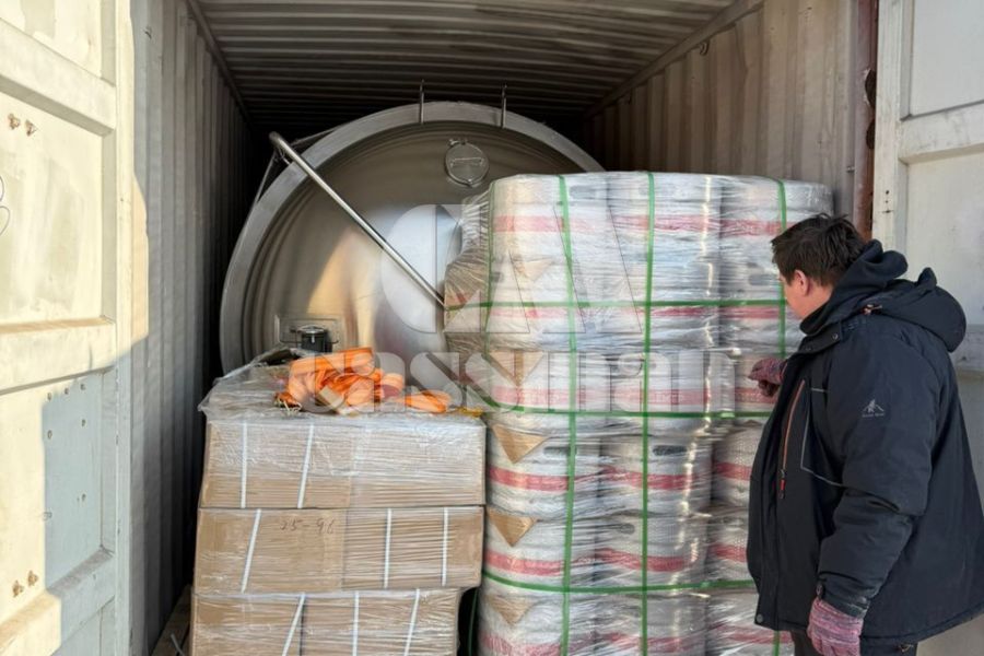 Tangki & Tong Penapaian 10,000L Dihantar ke Uzbekistan
