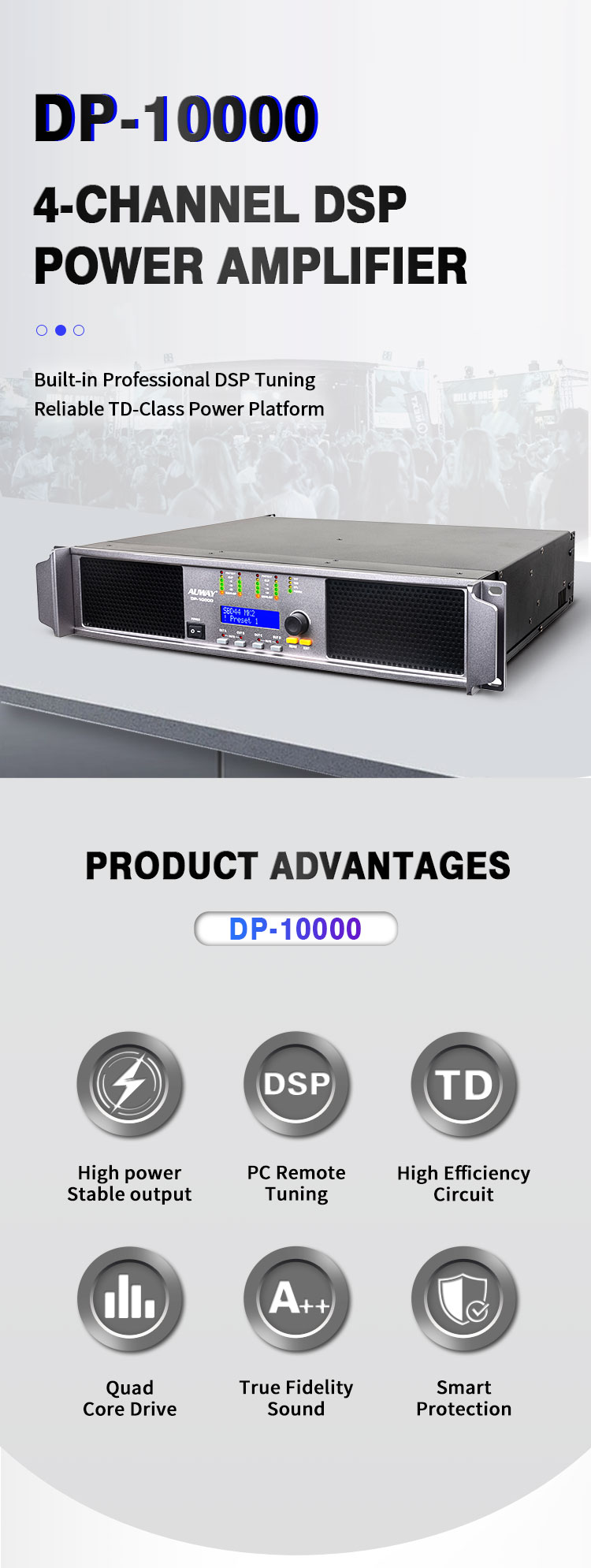 amplificateur de puissance de classe TD