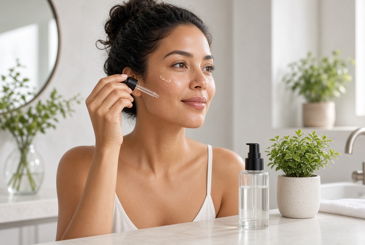 Premium Dark Spot Serum Application Routine