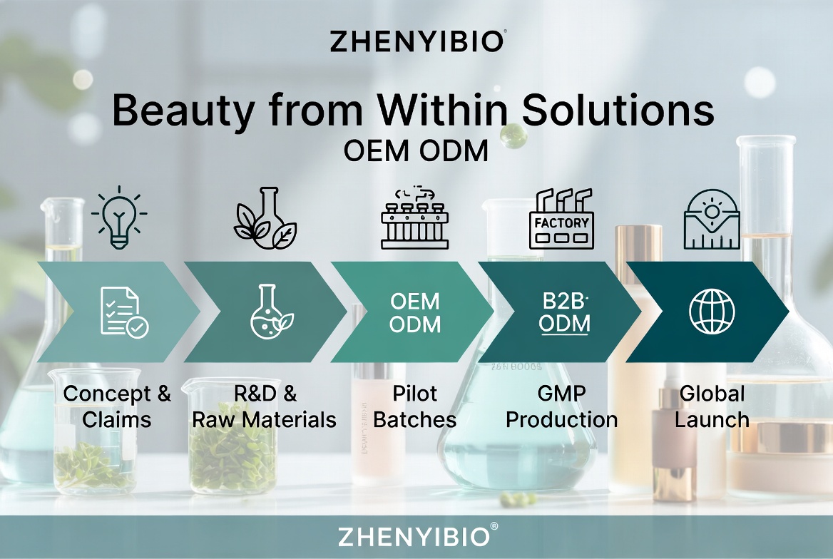 OEM ODM Beauty From Within Solution Workflow
