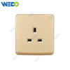 S1 Series 13A Socket 250V Light Electric Wall Switch Socket 86*146cm PC Material with Chrome Frame Home Switches