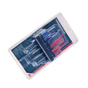 10 Pc Tansparent Handle Pvc Handle Or Acetate Promotional Handle Screwdriver Set