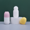 Rollo de plástico para el cuidado de la piel con tapa plana para desodorante líquido 