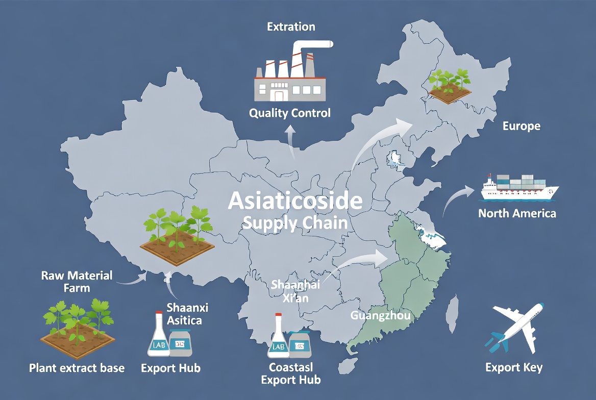 Top 10 Asiaticoside Manufacturers in China