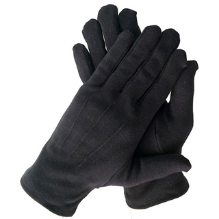 Black Cotton Ceremony Jewelry Watche Gloves