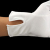 Heavy Cotton Parade Gloves with V-Shaped Cuff 