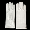 White Nylon Honor 3 Straps Butler Gloves
