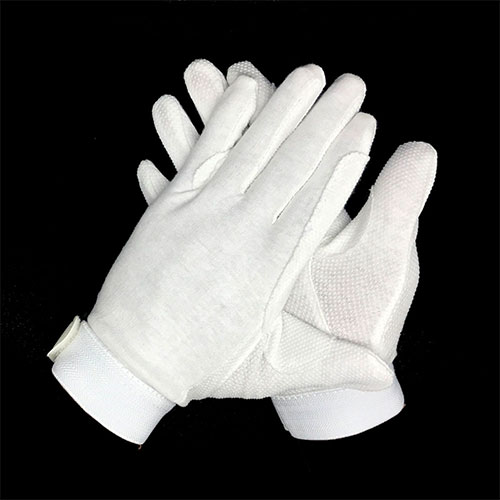 Dots Grip Cotton Reinforced Horse Riding Gloves