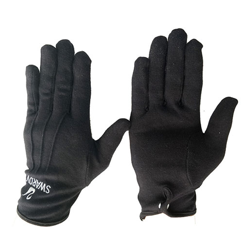 Customized Logo Cotton Glove for Jewellery Inspection