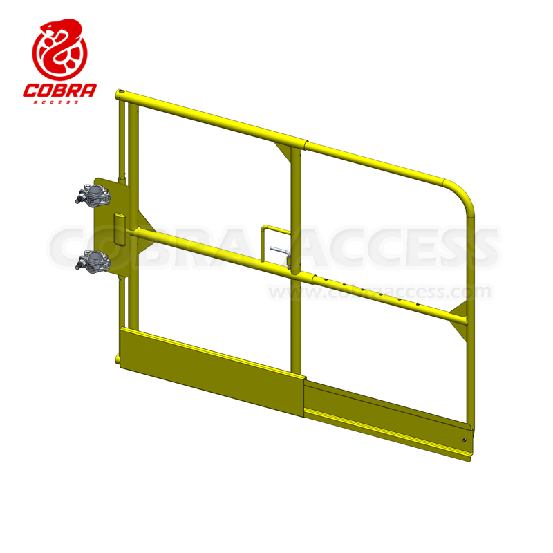 Adjustable Swing Gate with Toeboard