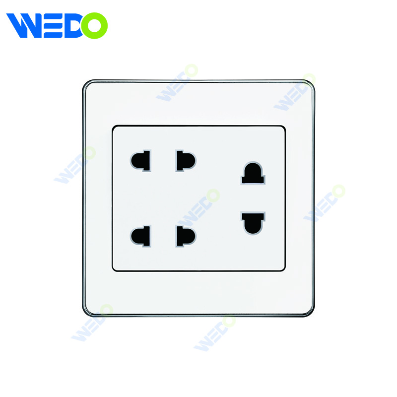 C73 2PIN SOCKET/4PIN SOCKET/6PIN SOCKET Wall Switch Switch Wall Switch Socket Factory Simple Atmosphere Made In China 4 Gang 4 Wire 