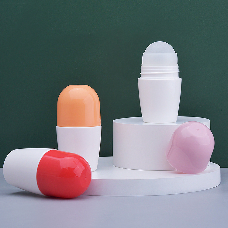 Botella de bola redonda de 50 ml con soporte de PE