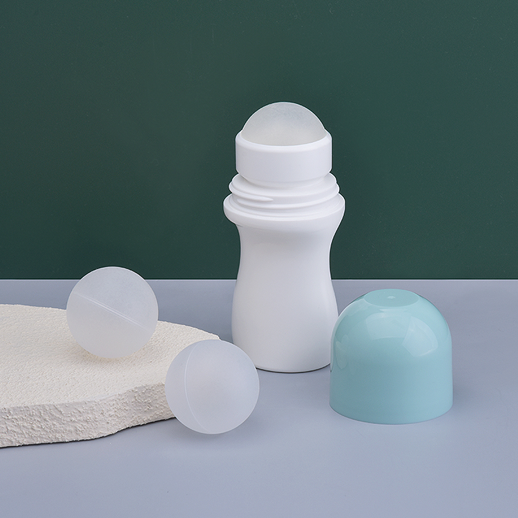 Botella enrollable portátil de tamaño pequeño de 50 ml, bola de rodillo de 35,56 mm