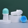 Rouleau en plastique vide sur des bouteilles de déodorant 50 ml