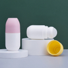 Rollo de plástico para el cuidado de la piel con tapa plana para desodorante líquido 