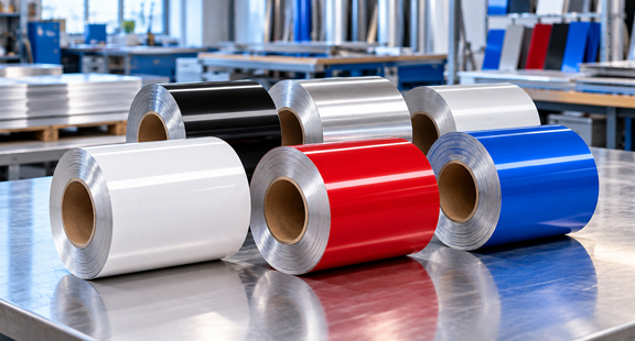 Aluminum mini coil for sign fabrication