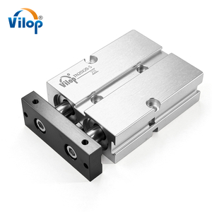 TN/TDA Series Pneumatic Parts Double Rod Cylinder Long Stroke Pneumatic Linear Actuator