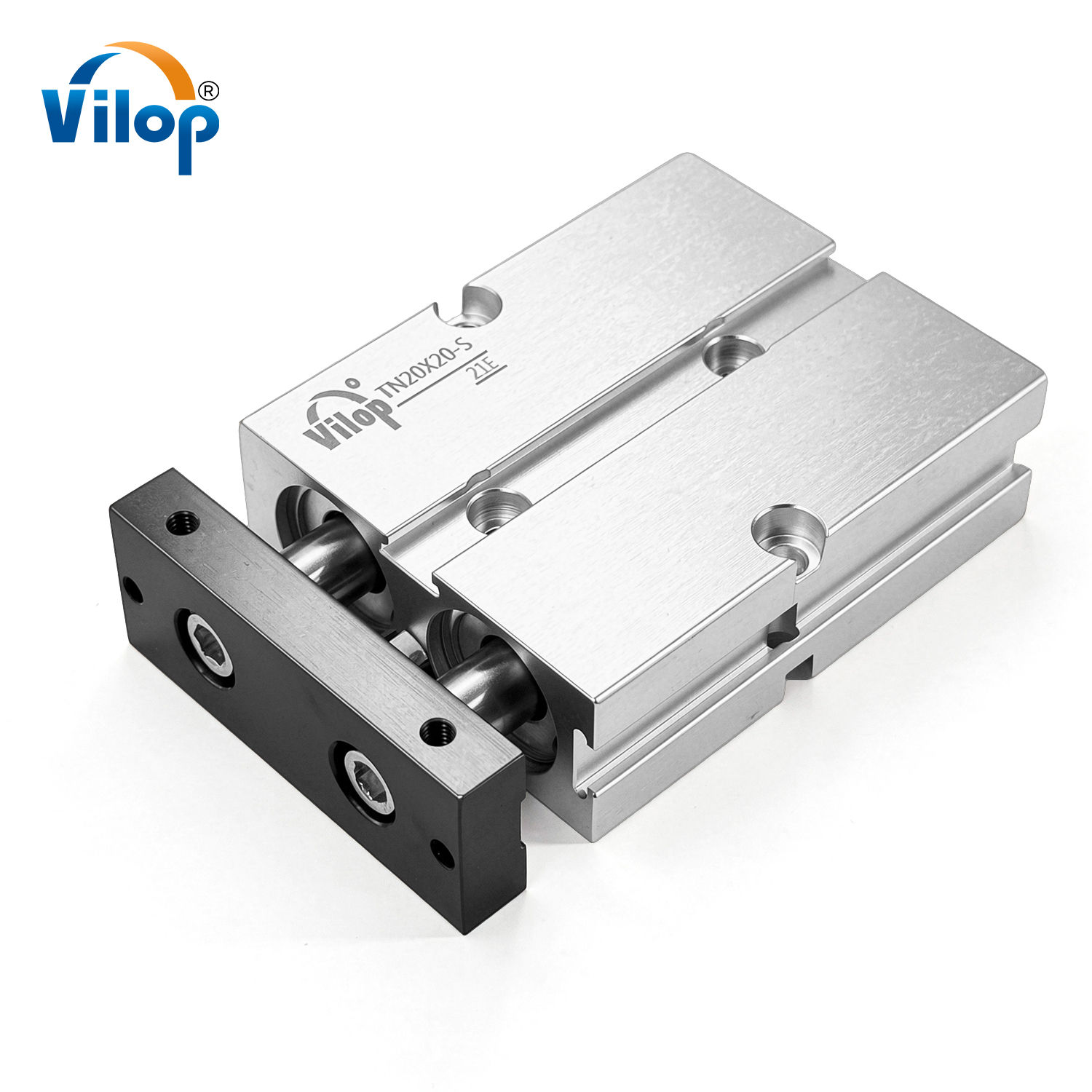 TN/TDA Series Pneumatic Parts Double Rod Cylinder Long Stroke Pneumatic Linear Actuator