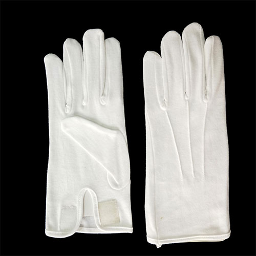 Adjustable Hook&loop Wrist Uniform Gloves for Marching