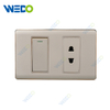 A30 USA 118 Series Socket Outlet Painting Panel Switches And Sockets 1 Gang Switch And 2 Pin Socket