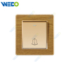 K8 Series Acrylic Doorbell Switch 16A 250V Light Electric Wall Switch Socket Home Switches Twist Pattern