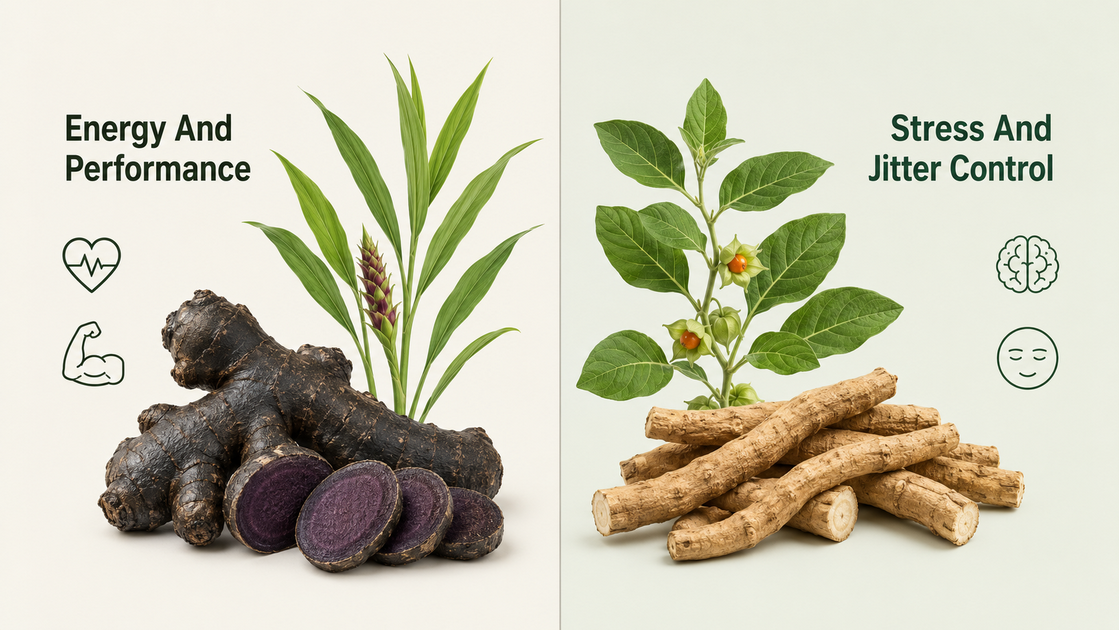 Jahe Hitam Vs Ashwagandha