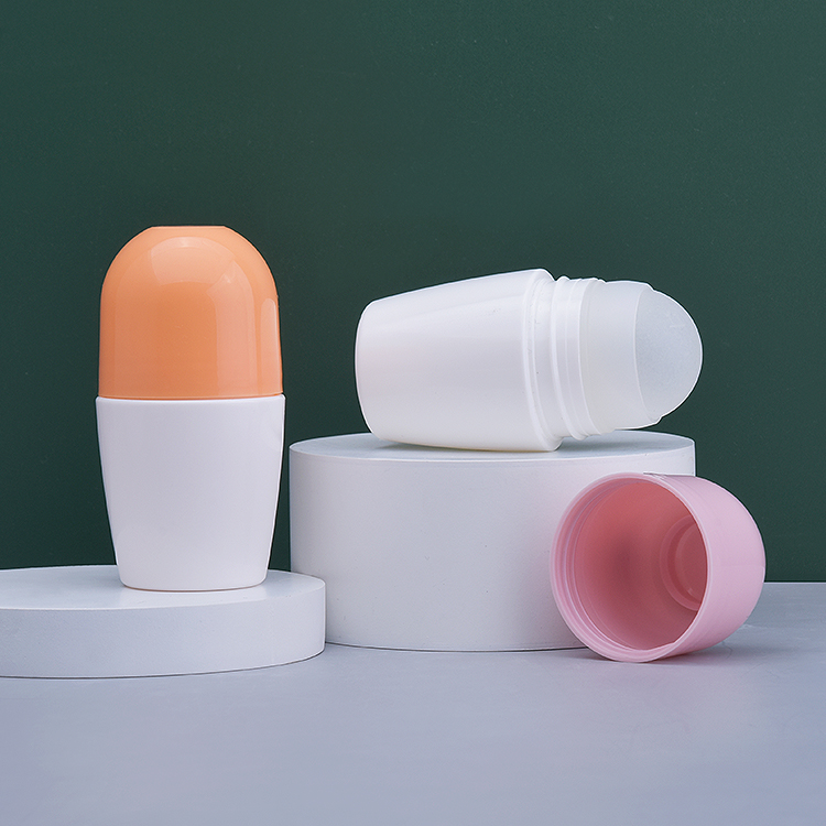 Botella de bola redonda de 50 ml con soporte de PE