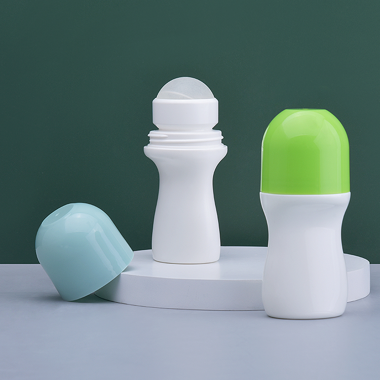 Botella enrollable portátil de tamaño pequeño de 50 ml, bola de rodillo de 35,56 mm