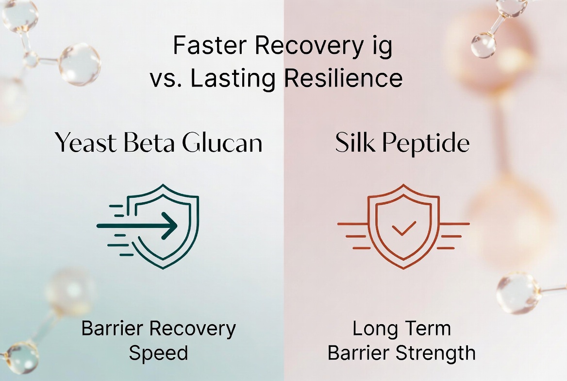 Yeast Beta Glucan Versus Silk Peptide