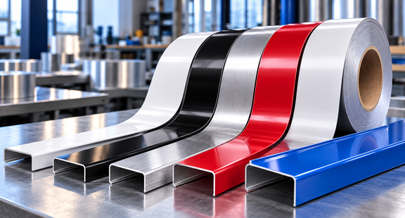 Trim-cap and fold-edge aluminum