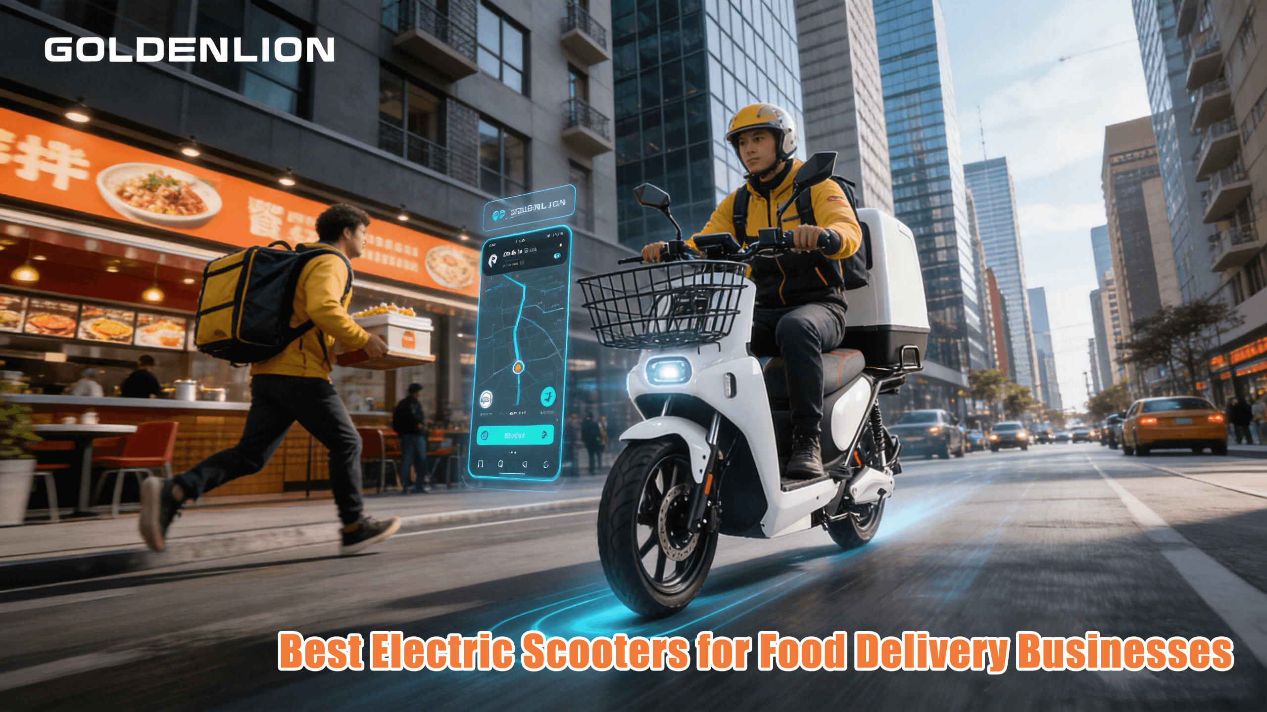 Los mejores scooters el&eacute;ctricos para empresas de entrega de alimentos.png