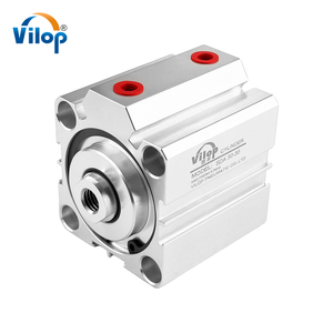 SDA/SDAJ Series Compact Pneumatic Linear Actuator Long Stroke Cylinder Stainless Steel Parts for Air Working Medium