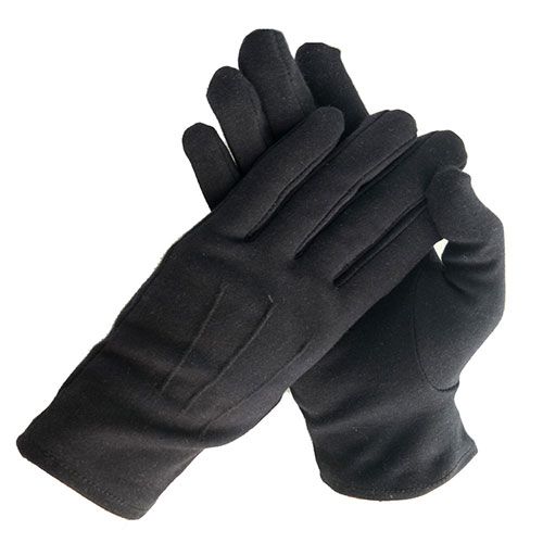Black Cotton Ceremony Jewelry Watche Gloves
