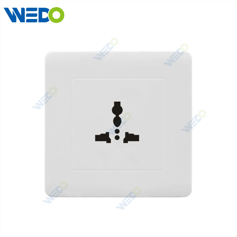 C50 Home Switches 15A 3 Pin Multi Function Socket with Neon White/gold/silver/brush Gold/wood/brush Silver
